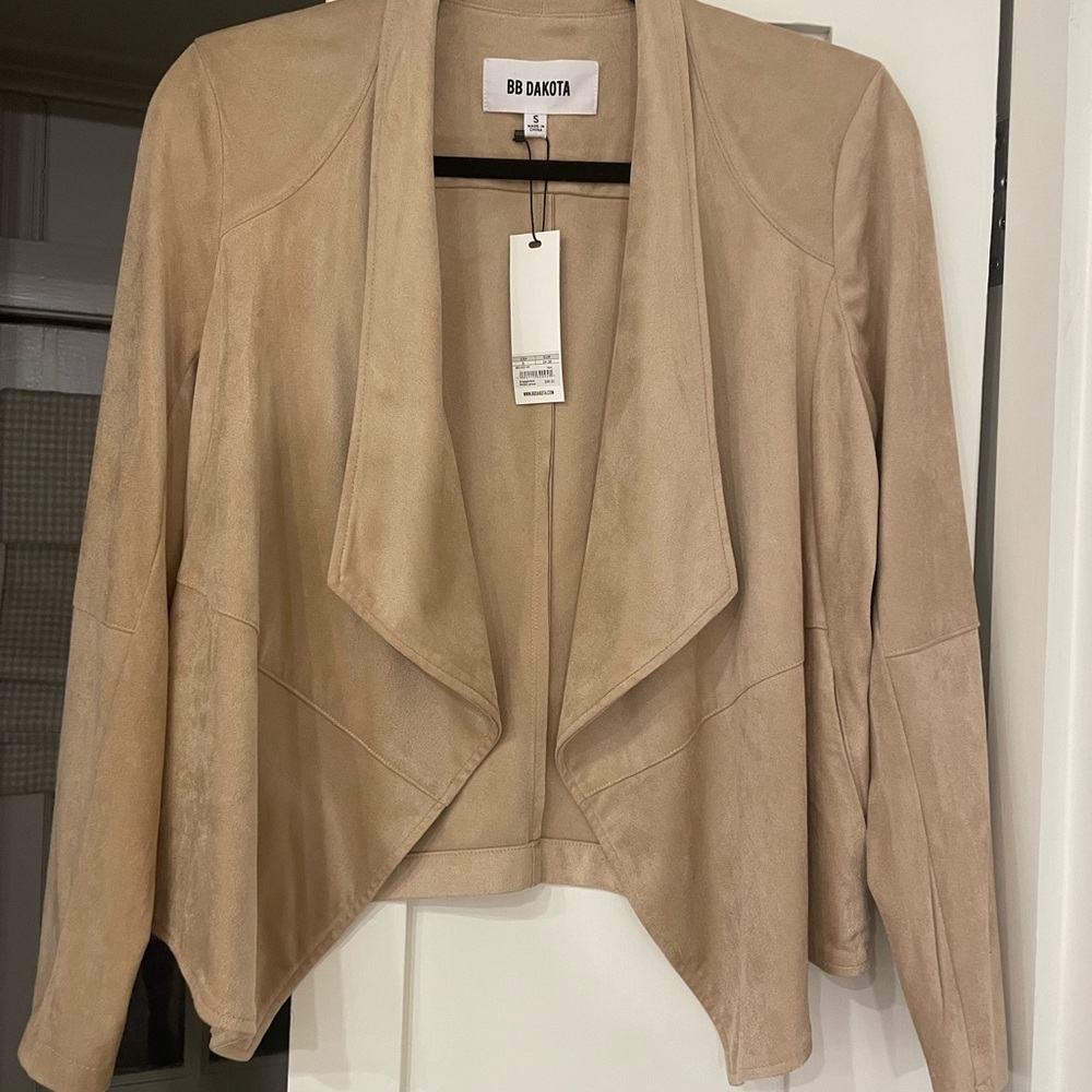 BB DAKOTA Women's Suede It Out Coat— Never been worn!